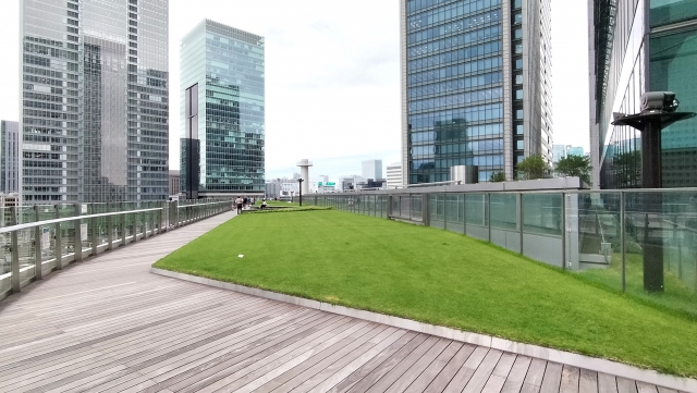 商業施設・オフィスビルの造園の画像